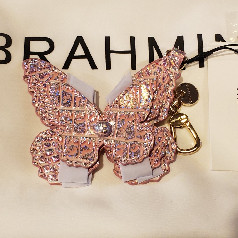 Brahmin Tassel Pixie Dust Butterfly NWT Charm